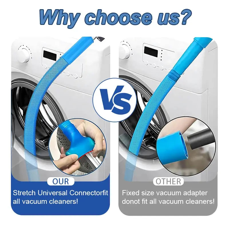 Upgraded Dryer Vent Cleaner For Vacuum Hose Accessories Deep Cleaning Tool For Cleaning Blocked Dryer Vents And Pipes