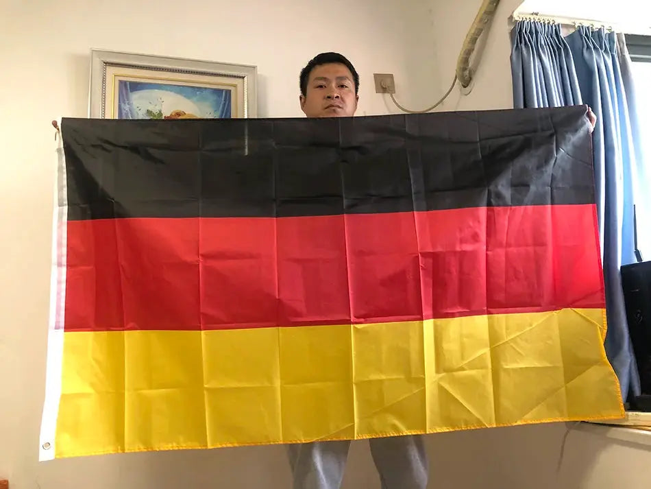 Germany Flag 90x150cm Polyester Hanging Flag Outdoor Decoration