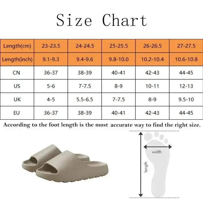 Coconut Slippers Cloud Thick Soles Sandals For Men And Women Ultra Comfortable EVA Beach Slides For Everyday Use