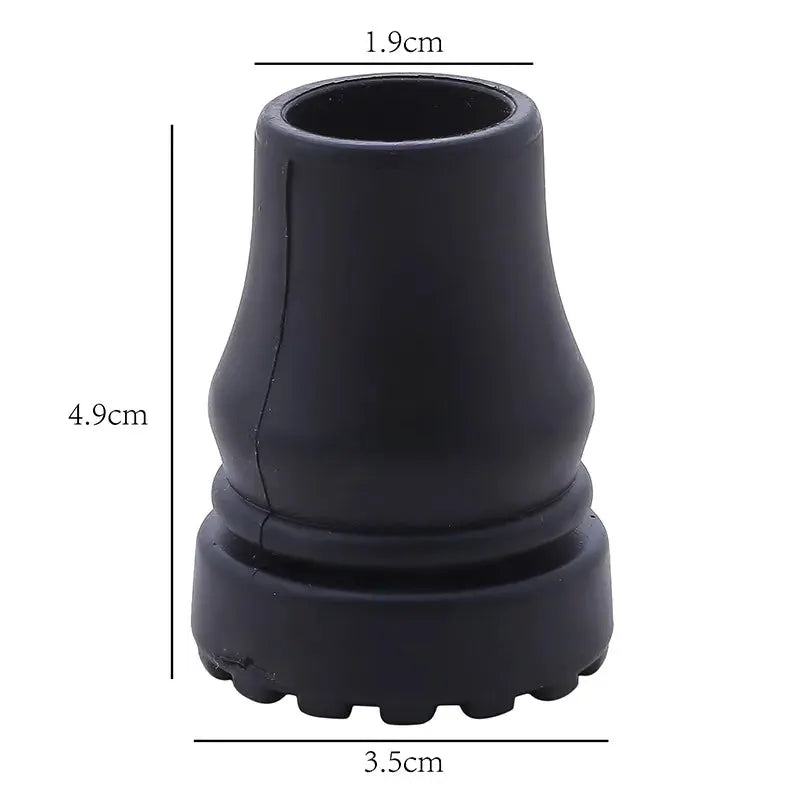Simples Market black antiskid cane bottom pad for 16–22 mm walking sticks