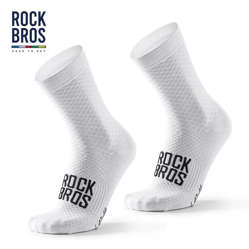 ROCKBROS Road to Sky Sport Socks for MTB and Road Cycling Breathable High Elasticity Shock Absorbing Bike Socks