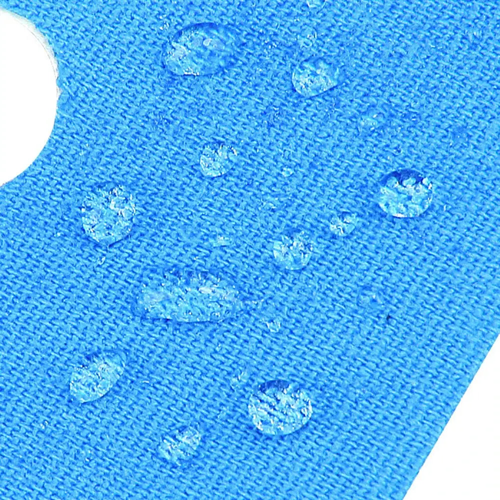 Simples Market blue kinesiology tape patches, 5-pack, breathable pre-cut knee and shoulder athletic tape