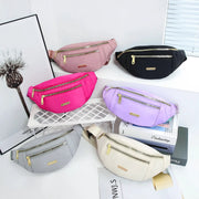 TrailBliss Women Sports Waist Bag Multi Layer Fanny Pack For Phone Essentials Crossbody Chest Wear