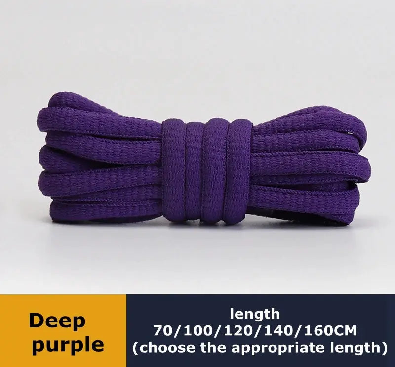 Simples Market deep purple round shoelaces for shoes, available in 70/100/120/140/160 cm