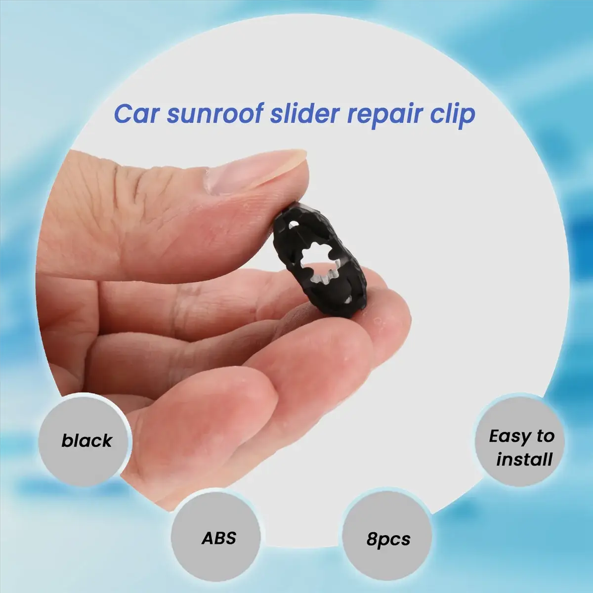 8Pcs Car Sunroof Slider Repair Clips For Renault Megane 3 918066133R 7701209744 L49A