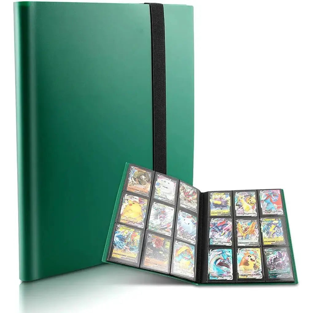 Collectible Card Binder Album Holds 360 Cards With 9 Pockets For Trading Card Collection