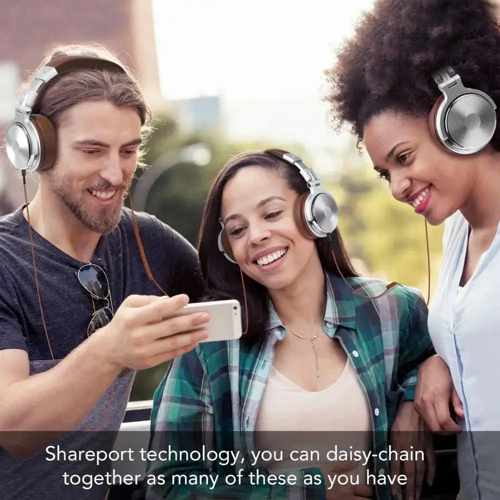 Oneodio Pro 30 DJ Headphones With Microphone Over Ear Design For High Resolution Audio And 50mm Neodymium Drivers