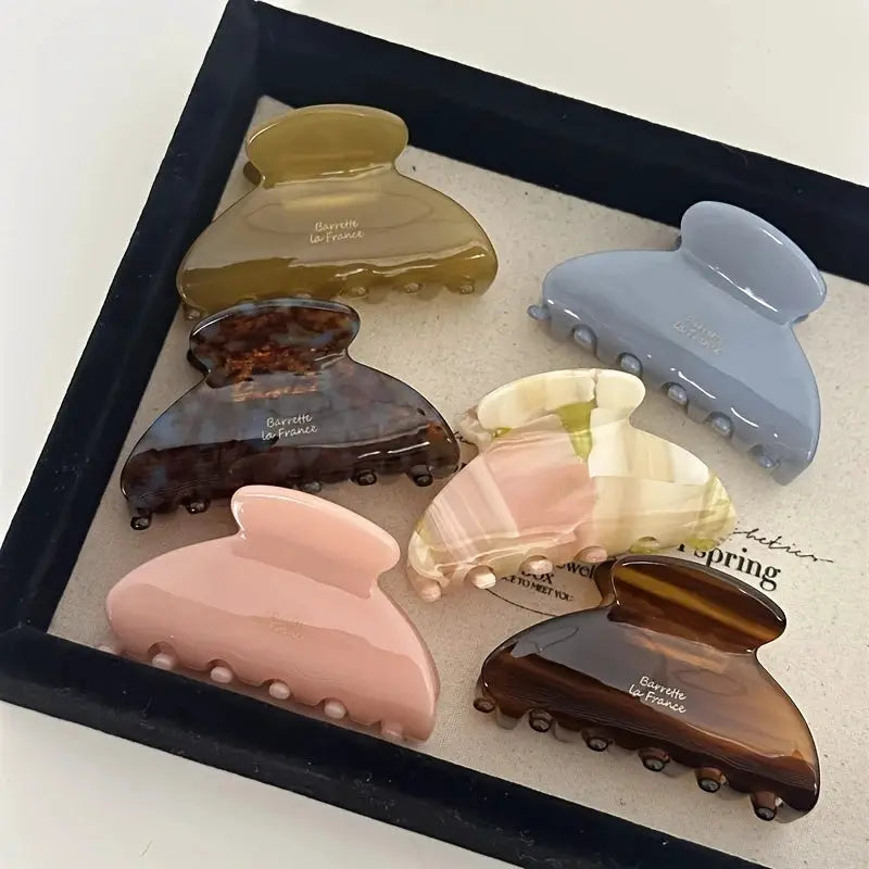 Elegant Acetate Hair Claw Clip Shark Clip For Medium Hair Secure Hold And Stylish Accessory