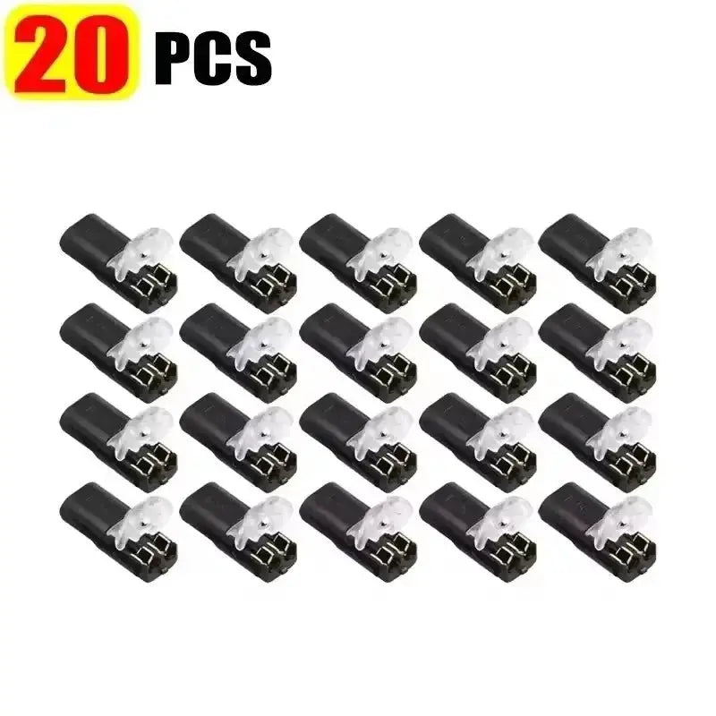 2 Pin Waterproof Automotive Electrical Connector Kit for Car Wiring Plug Strip Terminal Connection Tools