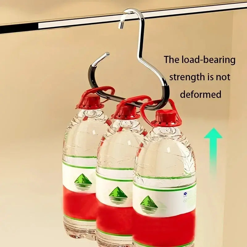 Versatile Round Hook For Hats Ties Scarves And Bags With Strong Load Bearing Non Deformable Construction