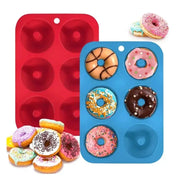 Six Hole Silicone Donut Mold Baking Pan Nonstick Flexible Donut Mold For Donuts Muffins Bagels Desserts DIY Tools