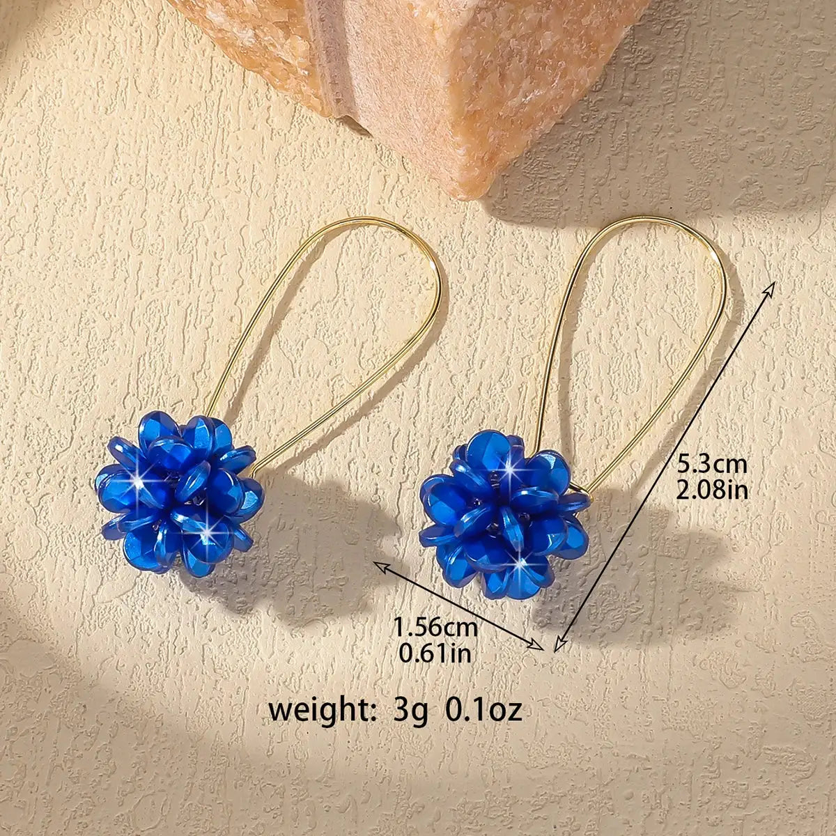 Two Piece Womens Fashion Trend DIY Pearl Petal Ball Drop Earrings Zinc Alloy Party Banquet Travel Holiday Gifts