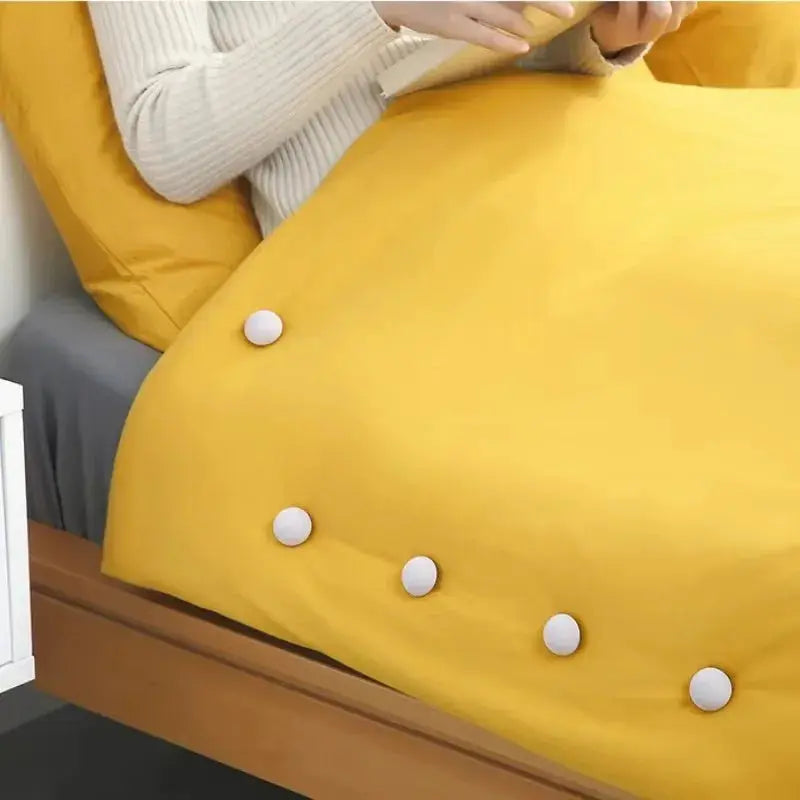 4 To 8 Pack Bed Sheet Quilt Clips One Button Duvet Cover Fastener Clips Anti Slip Blanket Buckles Quilt Holder Grippers