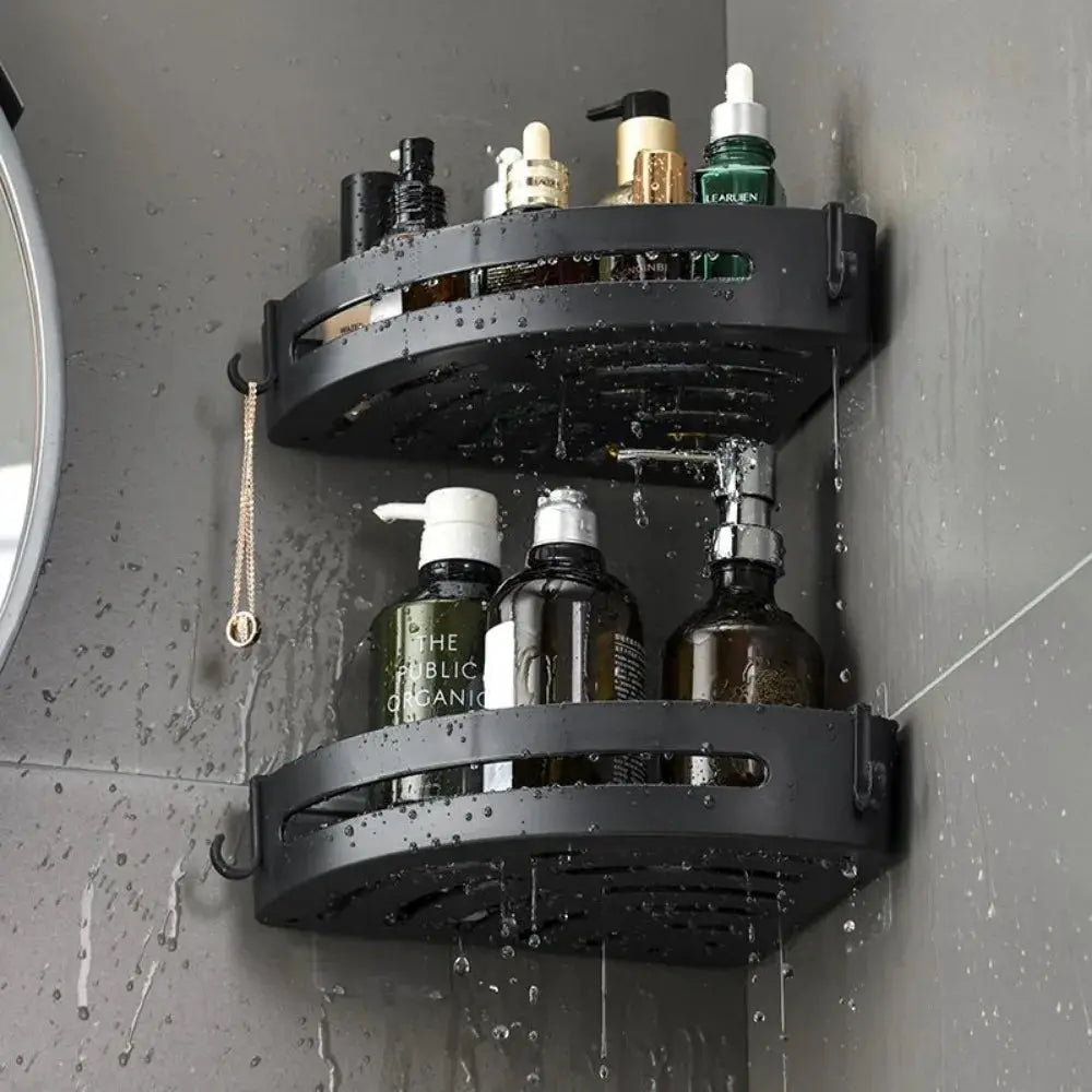 SureHold Adhesive Shower Shelf Organizer 3 Pack No Drill Wall Mount Waterproof Rustproof Bathroom Storage