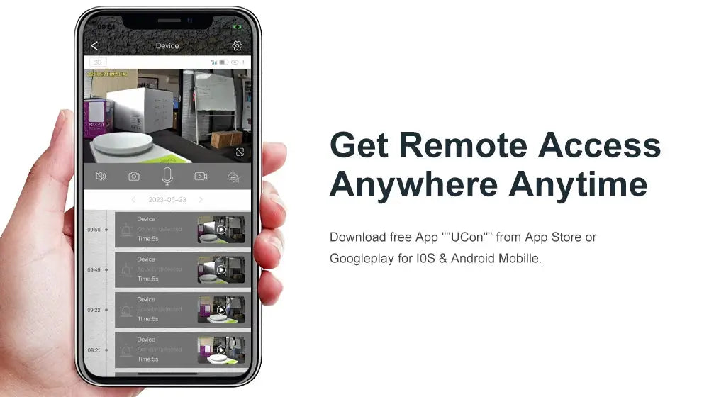 Simples Market EU 4G cellular trail camera app interface on smartphone, remote access with camera thumbnails.