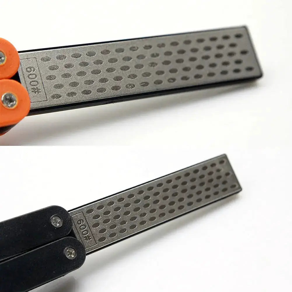 MYVIT Double Sided Folded Pocket Sharpener 400 Grit Diamond Sharpening Stone For Knives