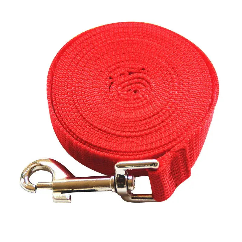 Solid Nylon Dog Leash For Large Dogs Training And Walking With Lengths 1.5m 1.8m 3m 6m 10m 15m 20m 30m 2cm Width