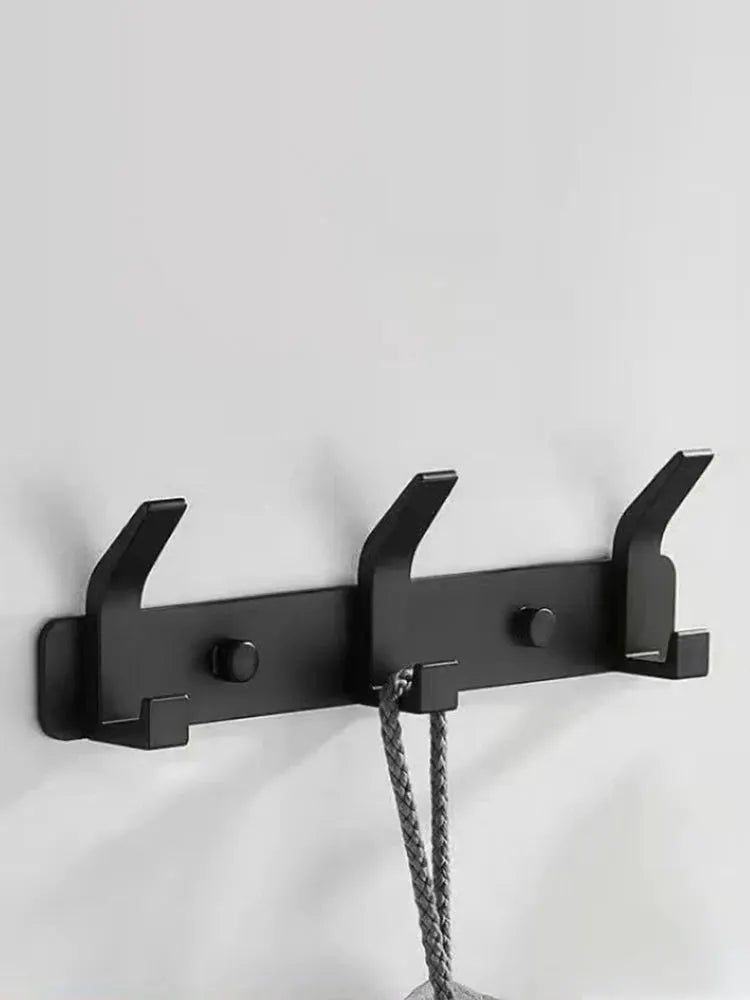Easy Installation Door Hook Coat Rack Strong Metal For Clothes Hats And Bags Space Saving Design For Bedroom