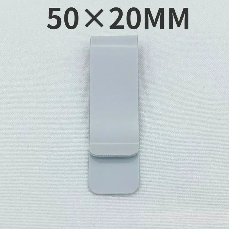 Stainless steel money clip, silver belt clip for banknotes, 1pc