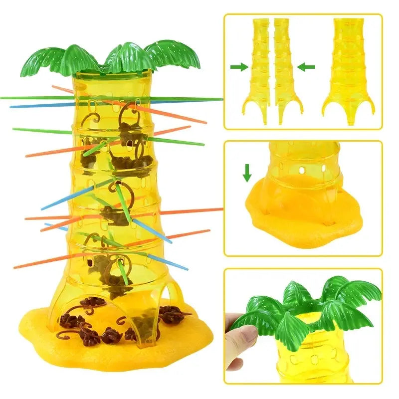 Multiplayer Tabletop Game Rolling Monkeys Educational Toy For Parent Child Interactive Board Game For Kids