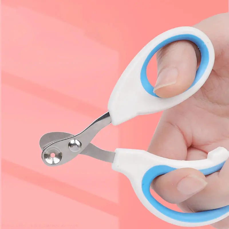 Circular Hole Cat Nail Scissors And Dog Nail Clippers Pro Toe Claw Trimmer For Small Pets Grooming Supplies