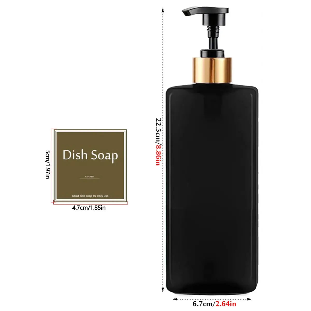 Shower Soap Dispenser Set Refillable Bottles For Shampoo And Conditioner Hand Soap Dish Soap Bathroom And Kitchen