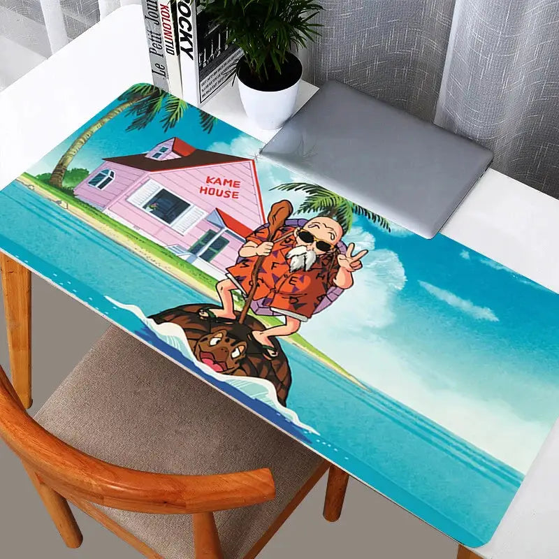 Dragon Ball Z Master Roshi Mouse Pad Rubber Desk Mat For PC Laptop Keyboard Gaming Accessories