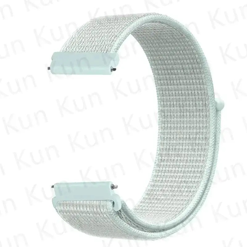 Nylon loop watch strap, light gray, for Redmi Watch 5 Active/Lite and Xiaomi Watch S4, 20/22mm