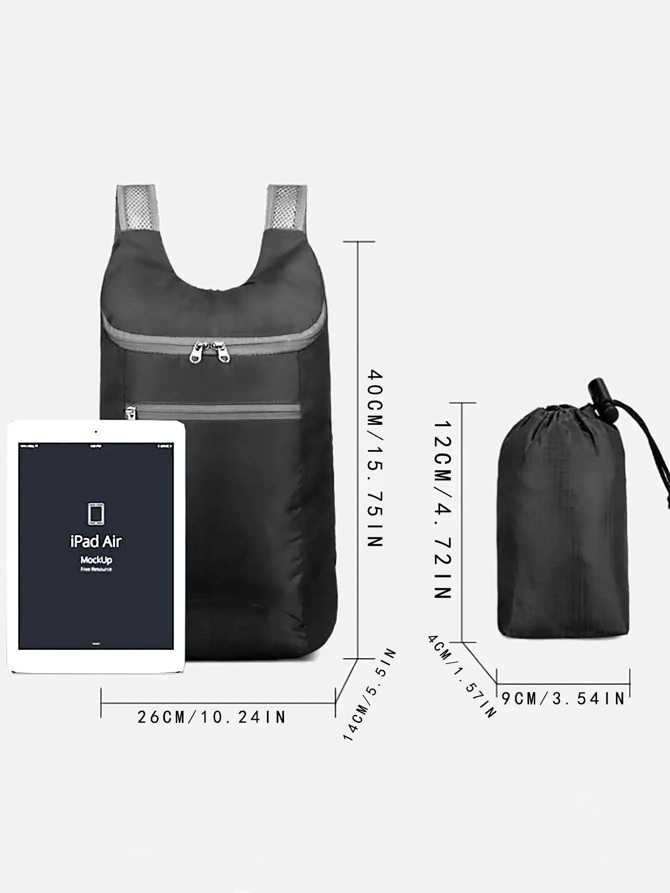VoyagePro Weekend Travel Bag Foldable Waterproof Tear Resistant Backpack With Large Capacity