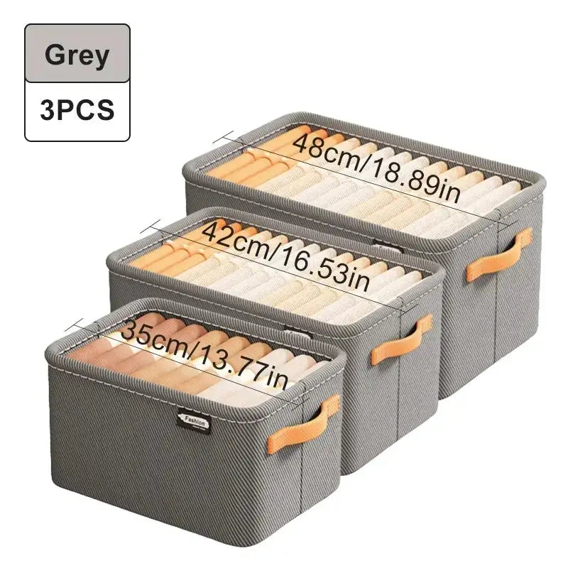 Heavy Duty Clothes Organizer For Wardrobe Storage Cabinets And Drawers To Store Pants Sweaters Jeans And More
