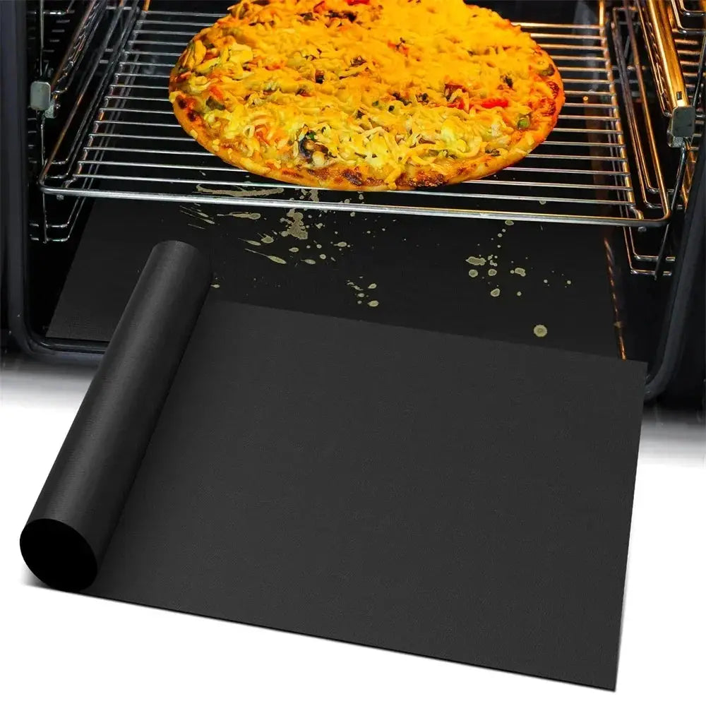 Oven Liners for Bottom of Electric and Gas Ovens Reusable Nonstick Teflon Protector Mat Heat Resistant Grill Mats
