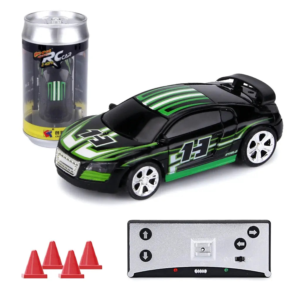 1 58 Scale Remote Control Car Mini RC Battery Operated Drift Buggy Bluetooth Radio Controlled Toy For Kids PVC Can Pack