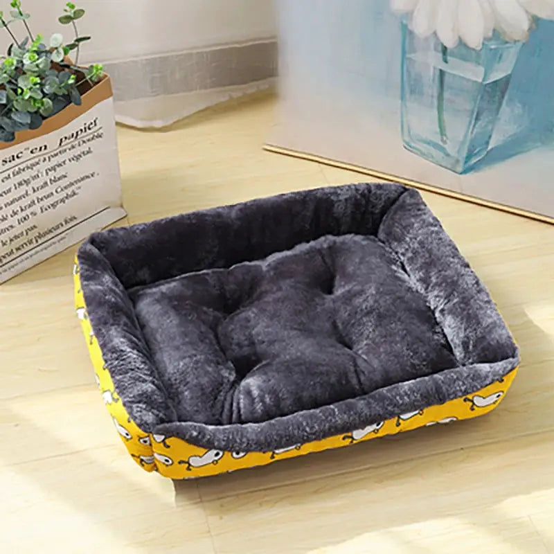 Winter Cozy Dog And Cat Sofa Bed Mat Plush Pet Bed For Small Medium And Large Dogs And Cats