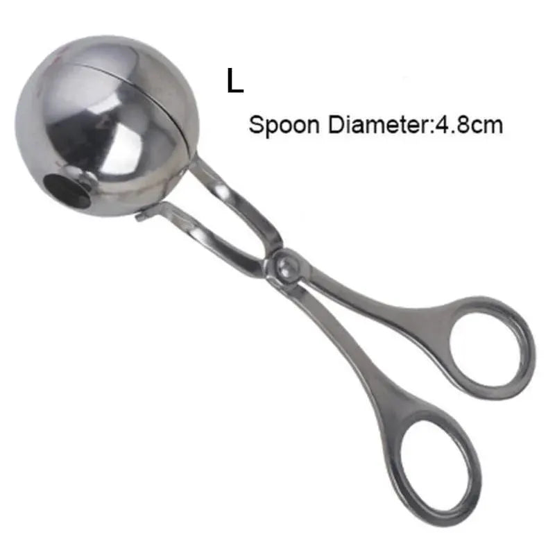 Stainless Steel Meatball Maker Tool With Round Rice Ball Shaper Nonstick Mold Kitchen Gadget