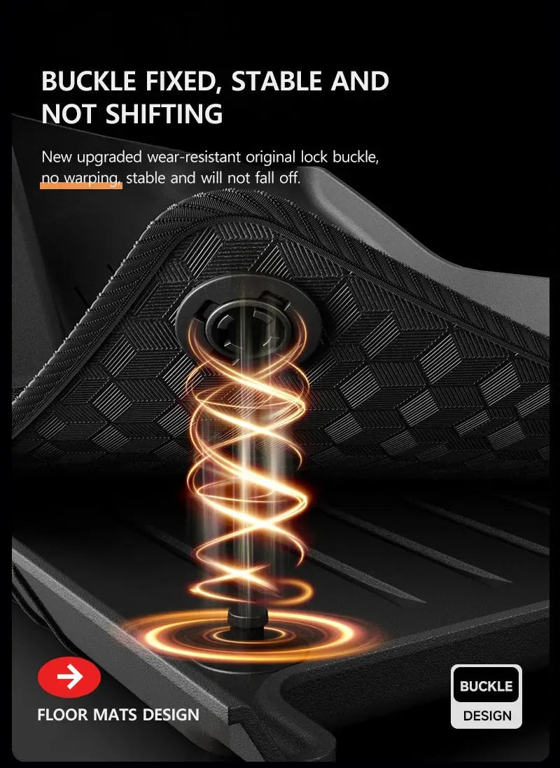 NovaAcc Tesla floor mats set for Model Y and Model 3 — all-weather TPE trunk and cargo liners by Simples Market