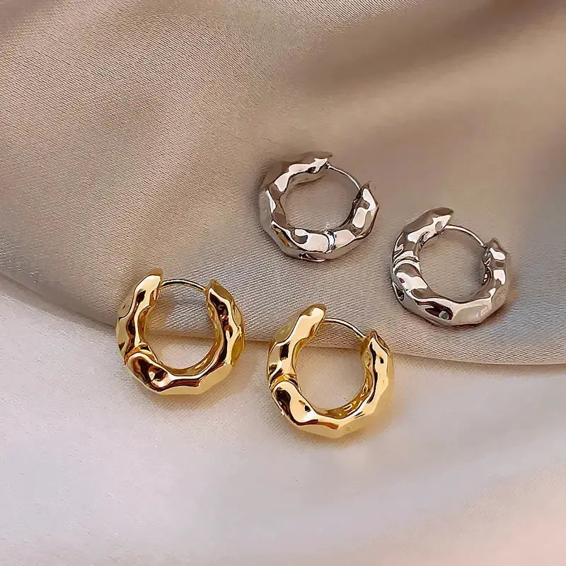 Reeti 925 Sterling Silver Circle Hoop Earrings For Women Fashion Jewelry Real Silver Ear Hoops