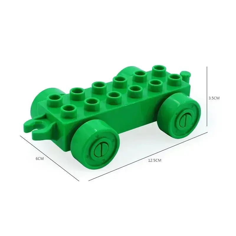 Big Building Blocks Accessories Compatible With Large Bricks Educational Toy Set For Kids Trucks Cars City Traffic
