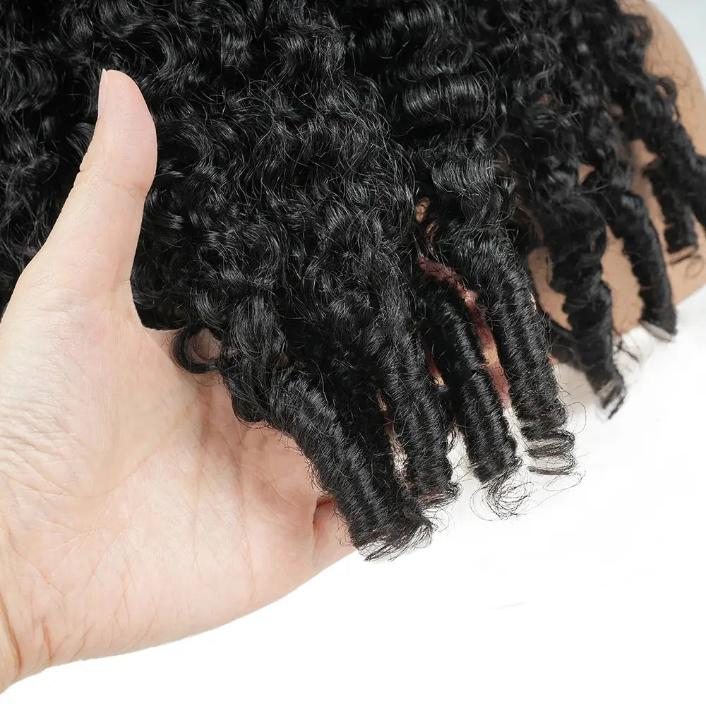 Burmese 13x6 Lace Frontal Wig 200 Density Human Hair Curly Virgin Pre Plucked HD Transparent Lace Wig