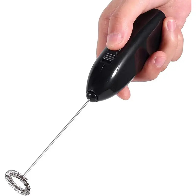 Handheld Electric Egg Beater Milk Frother Battery Powered Coffee Mixer Milk Foamer Kitchen Tool