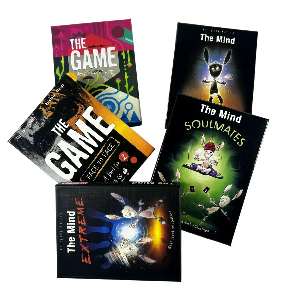 The Mind Card Game Bundle Featuring The Mind Extreme The Mind Soulmates Cooperative Silent Telepathy Card Deck