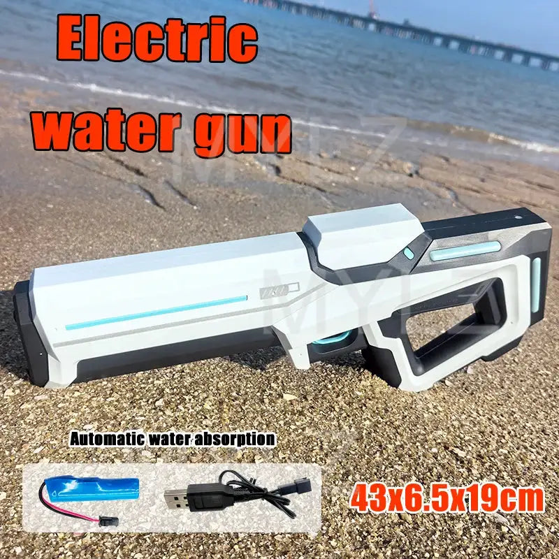Automatic Firing High Pressure Electric Water Gun For Kids Summer Outdoor Pool Fight Games Water Toy Gift