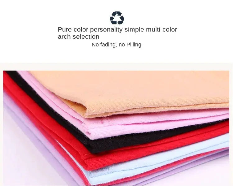 4-pack high-waist cotton panties by Simples Market in assorted colors