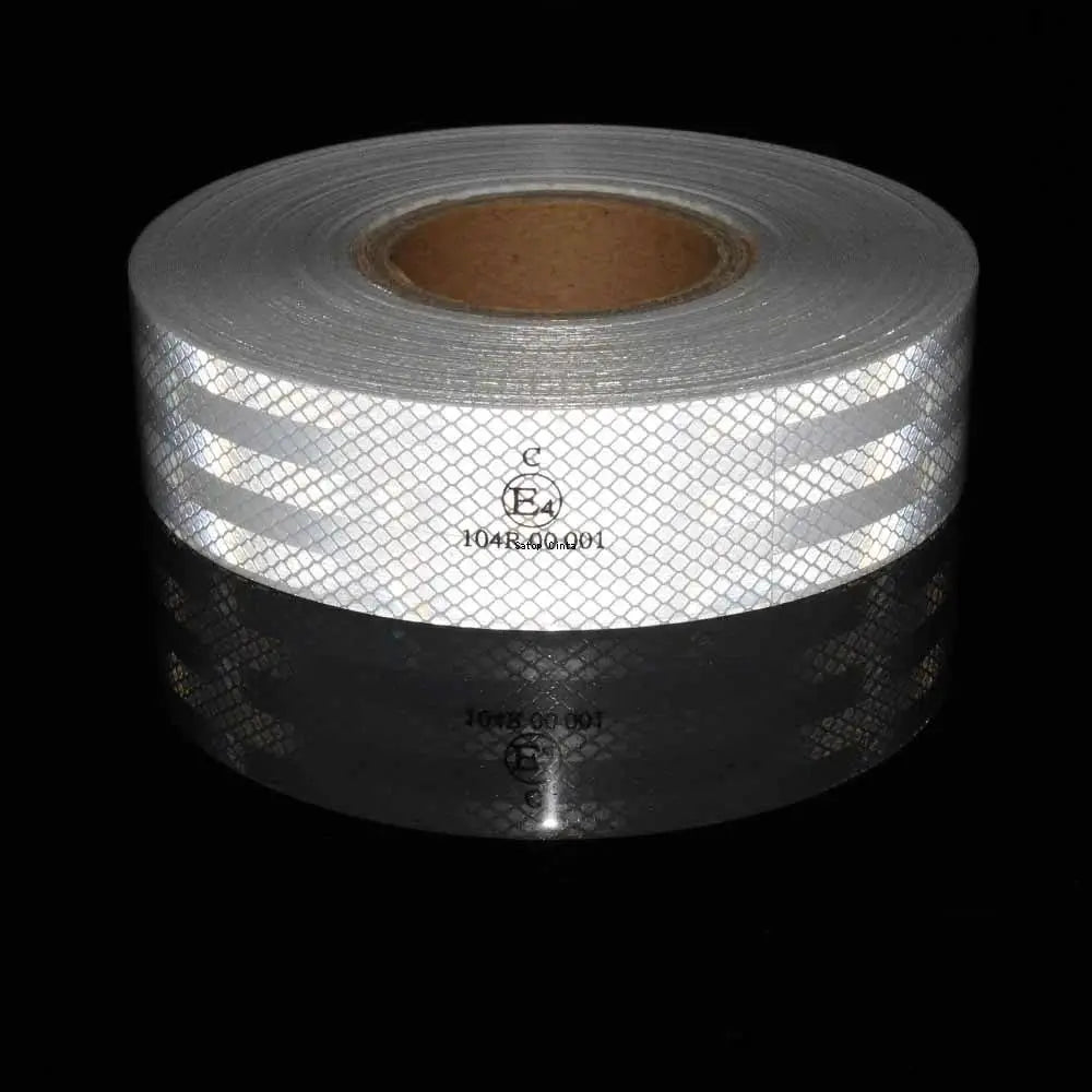 High Intensity Reflective Adhesive Tape 5cm By 5m Diamond Grade Red White Yellow Waterproof For Trucks Cars Motorcycles