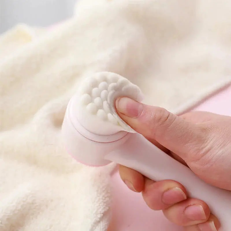 Lumina 3D Double Silicone Facial Cleansing Brush For Gentle Exfoliation Deep Pore Cleansing And Radiant Skin