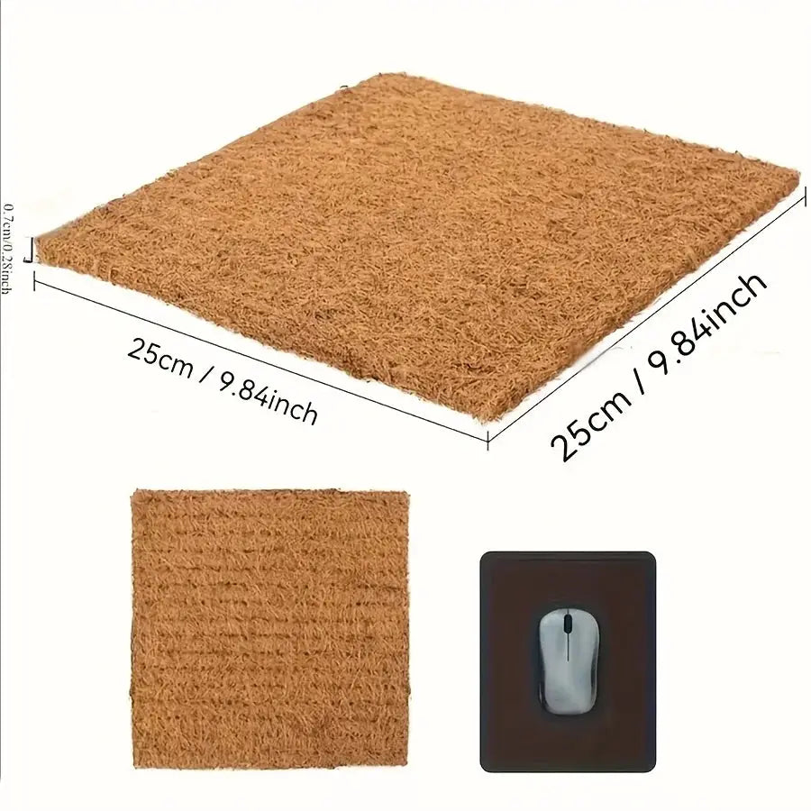 Natural Coconut Coir Nesting Liner for Chicken Coop Nest Box Mat and Nest Mat Box Liner