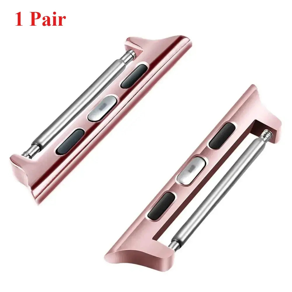 Watchband Connector for Apple Watch Ultra 2 49mm 46mm 45mm 44mm 42mm Adapter for IWatch Series 10 9 8 7 6 5 4 22mm Width Straps