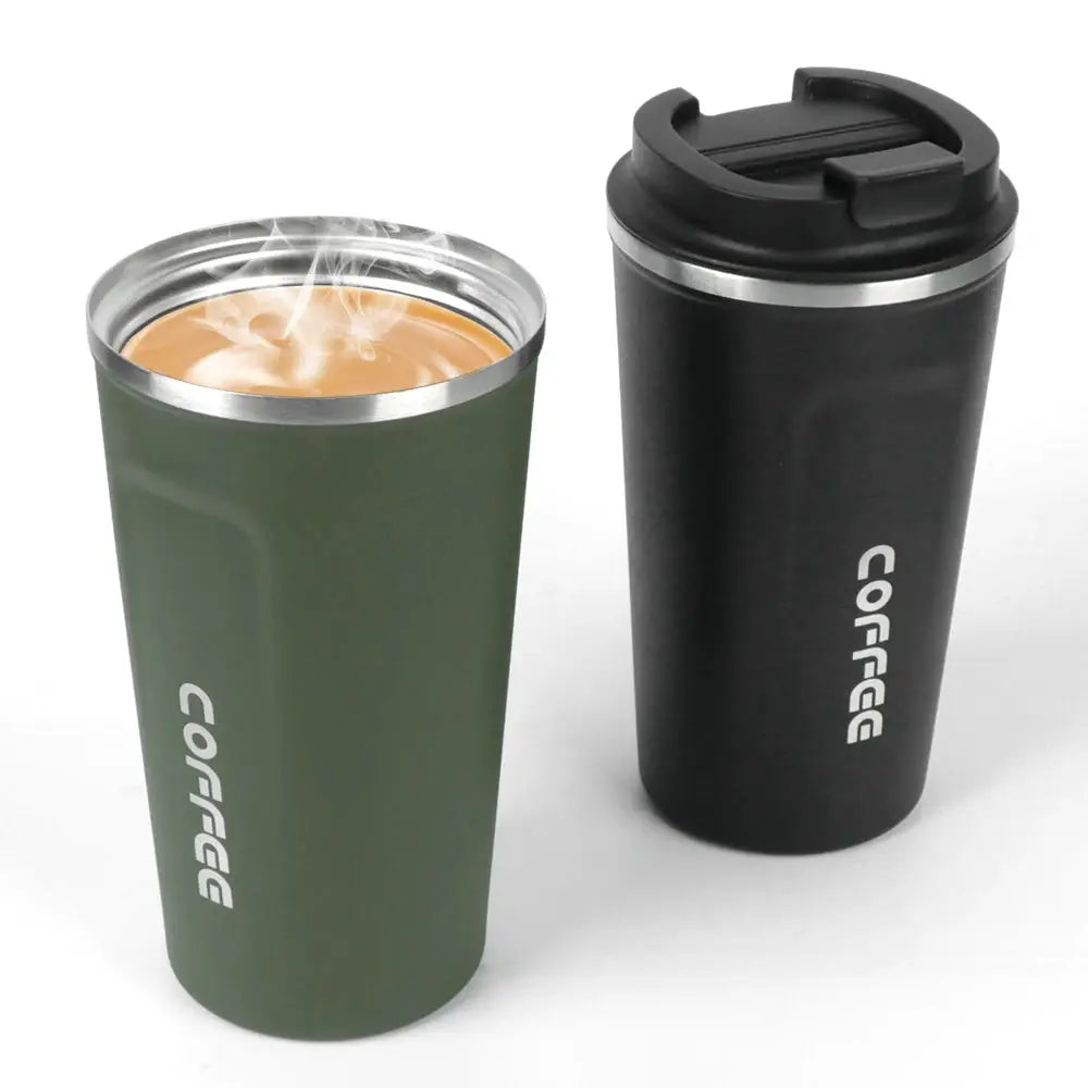 Thermo Cafe Car Thermos Travel Mug 380 And 510 Milliliters Leakproof Double Wall Stainless Steel