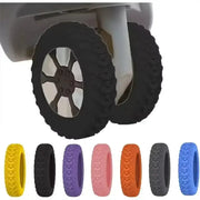 Silicone Wheel Protectors For Luggage Caster Wheels 8 Pieces Thickened Texture Noise Reduction