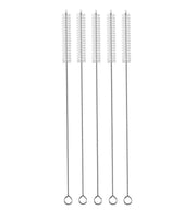 Simples Market 5-piece straw cleaner brush kit for Stanley; extra-long twisted-wire handles with white bristle heads