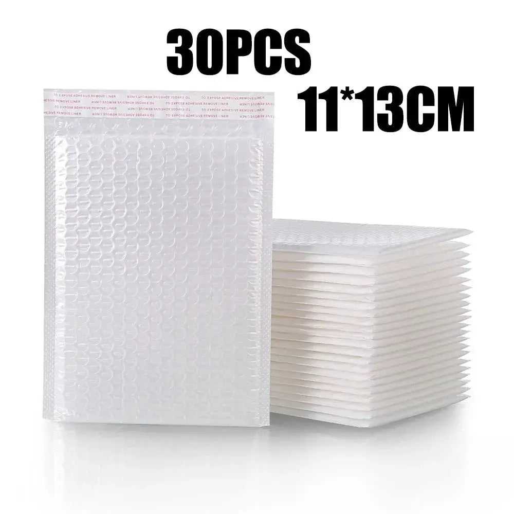 Wholesale White Padded Bubble Mailers Self Seal Envelopes 10 to 100 Pack for Packaging Shipping Gifts